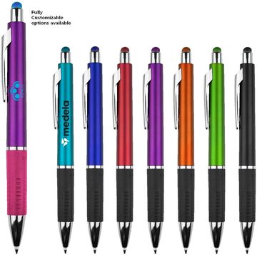 Bounty Metallic Stylus Gripper Pen